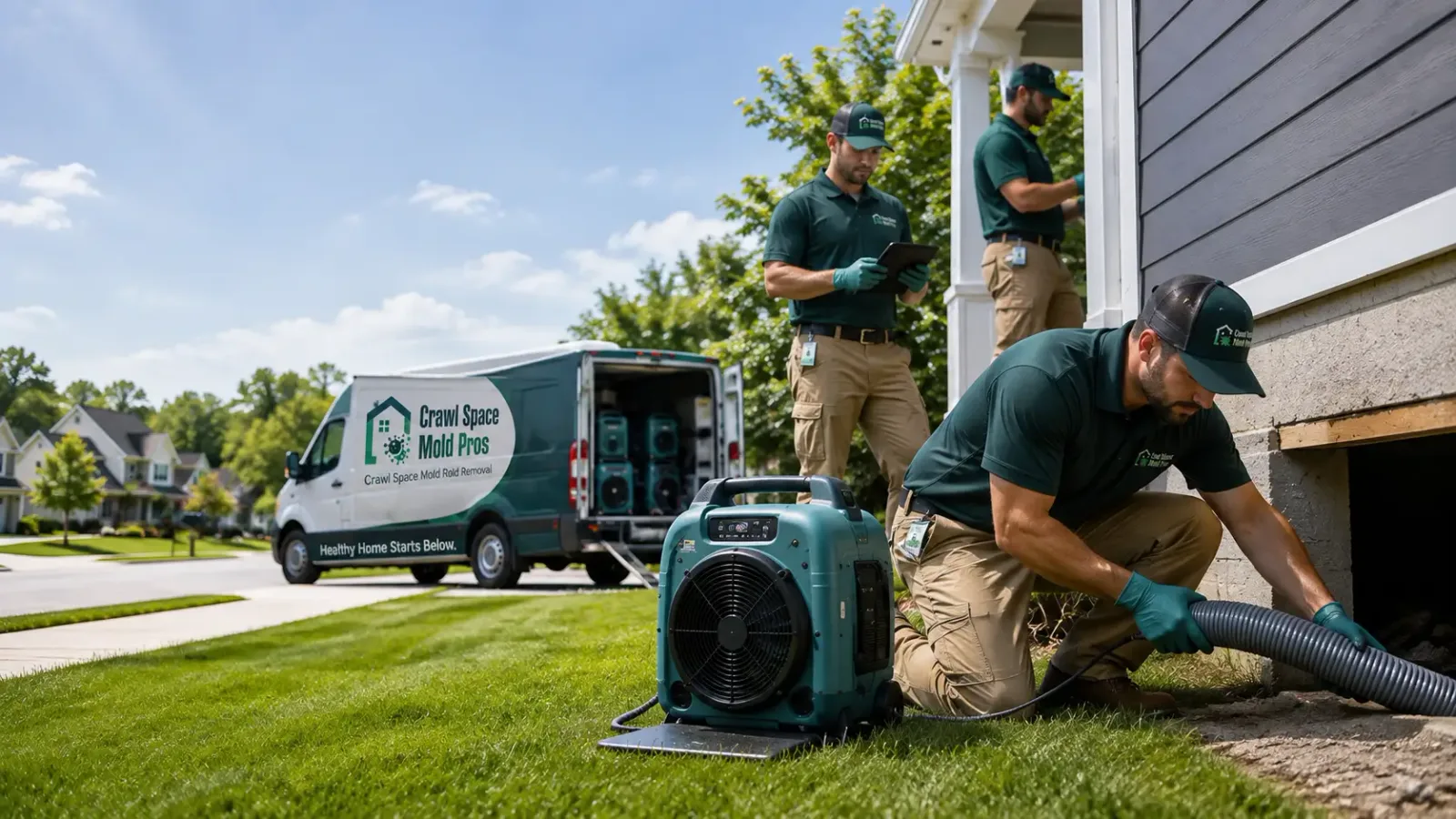 Crawl Space Mold Removal in Odessa, WA